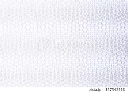 キラキラ輝く繊細な淡い藤色の模様に白い青海波柄を重ねた背景画像4 137542518