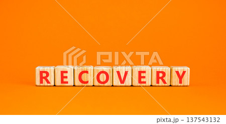Recovery word symbol. Concept word Recovery on...の写真素材 [137543132] - PIXTA