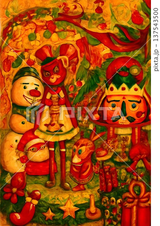 【レッド・パラサイターズ】オリジナル水彩画作品 137543500