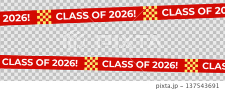 Class Off 2026 Seniour Year Graduation Red Lines. School Calendar Frame, Graduate Invitation Card Design, Congratulations Banner Template. School Grad Day Celebration Layout. Vector Illustration Class Off 2026 Seniour Year Graduation Red Lines. School Calendar Frame, Graduate Invitation Card Design, Congratulations Banner Template. School Grad Day Celebration Layout. Vector Illustration 137543691