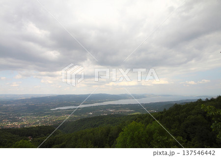 landscape on a cloudy day 137546442