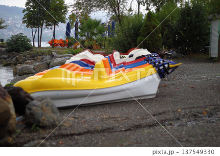 sea bike and lake 137549330