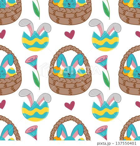 Seamless pattern. Vector illustration perfect for wrapping paper, textile, wallpaper 137550401