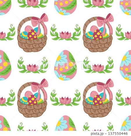 Seamless pattern. Vector illustration perfect for wrapping paper, textile, wallpaper 137550446