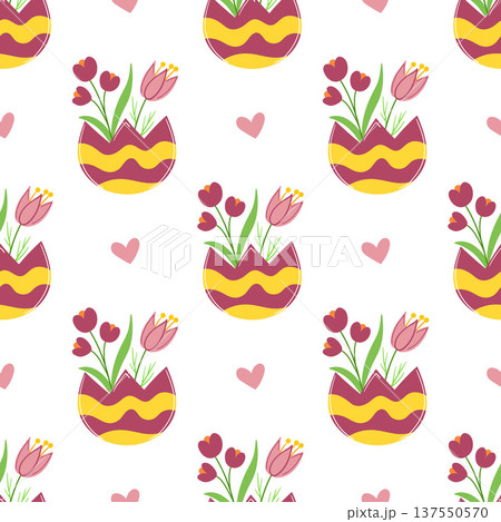 Seamless pattern. Vector illustration perfect for wrapping paper, textile, wallpaper 137550570