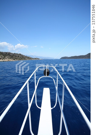 gangway of a cruise boat gangway of a cruise boat 137551846