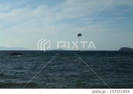 Seaside town of Turgutreis and spectacular sunsets Seaside town of Turgutreis and spectacular sunsets 137551954