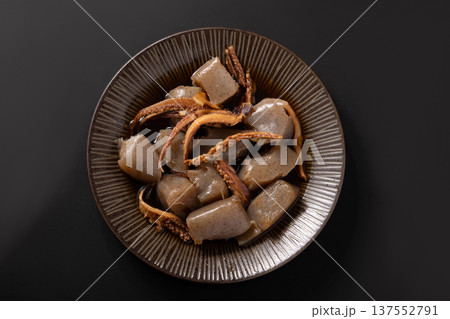 煮物(いかゲソ こんにゃく) 煮物(いかゲソ こんにゃく) 137552791