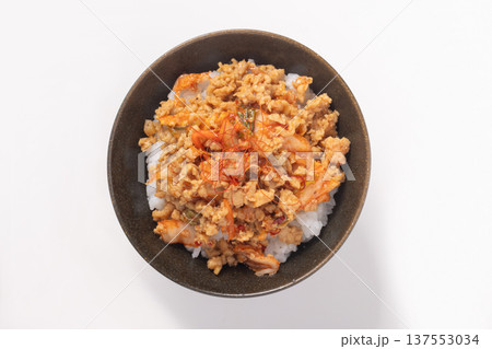 豚そぼろ キムチ丼 豚そぼろ キムチ丼 137553034