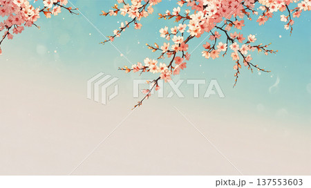 さくらのイラストデザイン 137553603