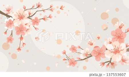 さくらのイラストデザイン さくらのイラストデザイン 137553607
