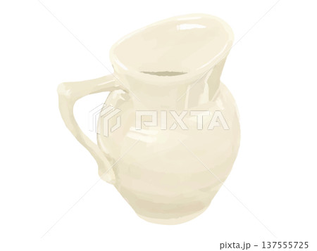 陶器製ミルクピッチャー 137555725