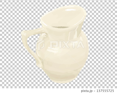 陶器製ミルクピッチャー 137555725