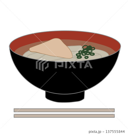 きつねうどんのイラスト 137555844