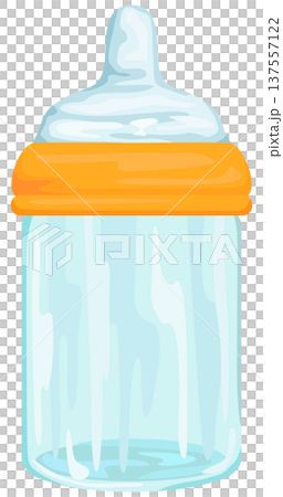空の哺乳瓶のイラスト ベクター素材 空の哺乳瓶のイラスト ベクター素材 137557122