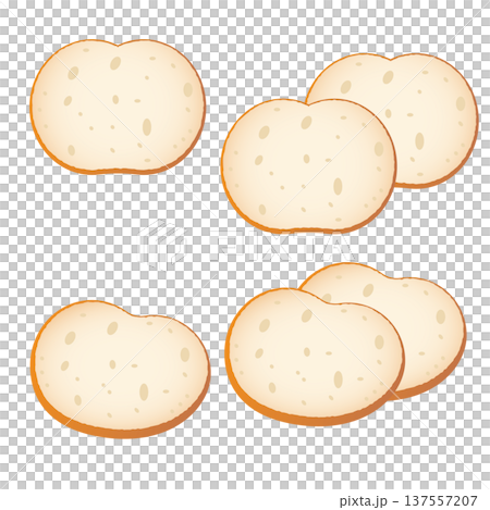 Simple illustration of rusk Simple illustration of rusk 137557207