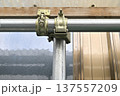 単管パイプの連結部分と直交クランプの構造 137557209