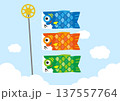 かわいいこいのぼり 137557764