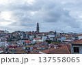 Scenic View of Porto's Rooftops Under Cloudy Skies at Dusk 137558065