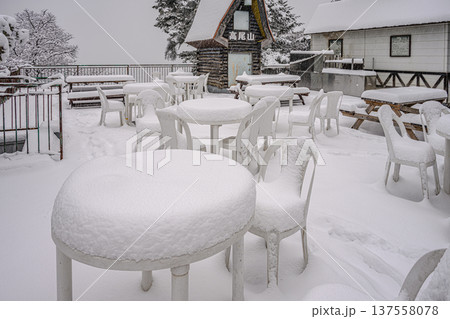 雪（ケーブルカー高尾山駅） 137558078