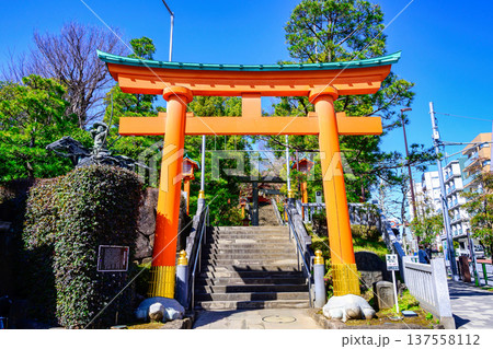 東京都 新宿区 穴八幡宮 (あなはちまんぐう) 正面参道鳥居 東京都 新宿区 穴八幡宮 (あなはちまんぐう) 正面参道鳥居 137558112