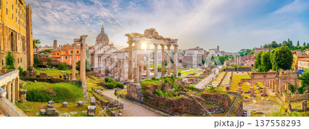 Roman Forum in Rome, Italy 137558293