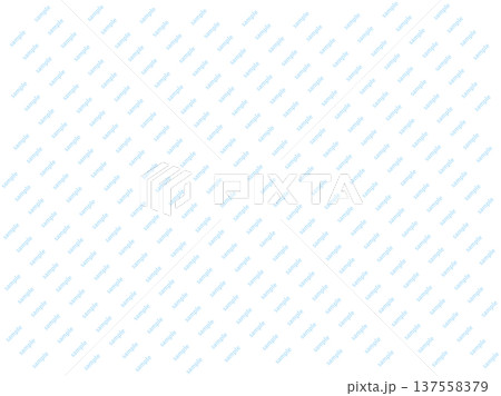 サンプル　透かし文字　青 137558379