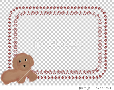 Stylish dog frame Stylish dog frame 137558604