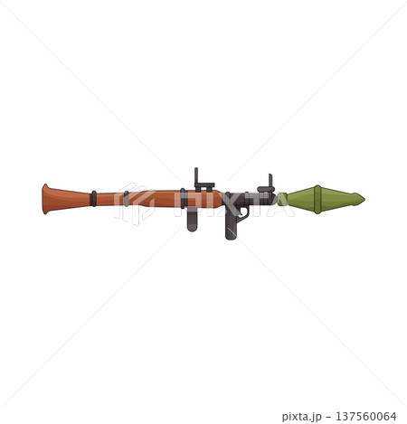 Illustration of rocket launcher 137560064