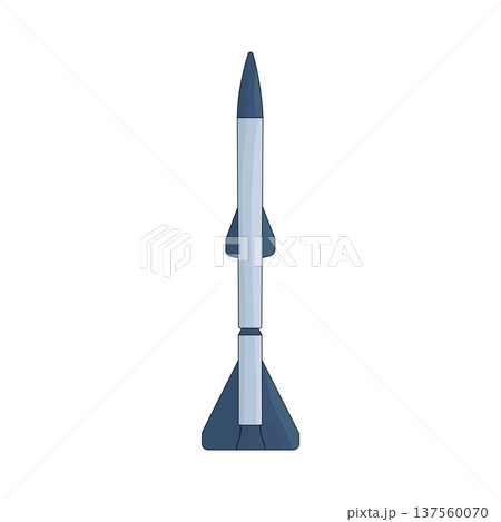 Illustration of missile Illustration of missile 137560070
