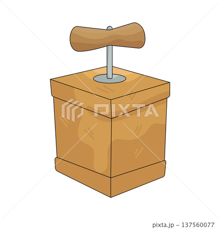 Illustration of detonator bomb 137560077