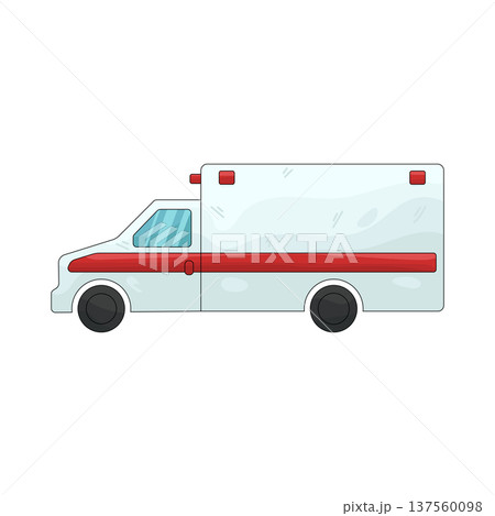 Illustration of ambulance Illustration of ambulance 137560098