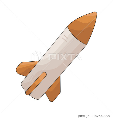 Illustration of missile Illustration of missile 137560099