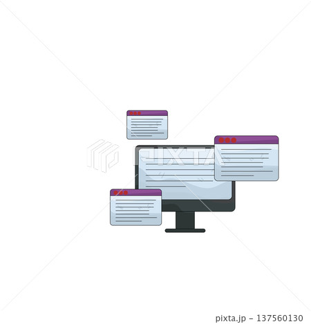Illustration of Accounting software Illustration of Accounting software 137560130