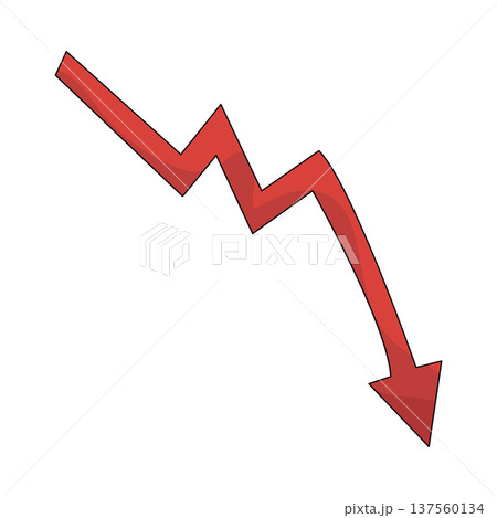 Illustration of Decrease Illustration of Decrease 137560134
