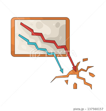 Illustration of Decrease Illustration of Decrease 137560157
