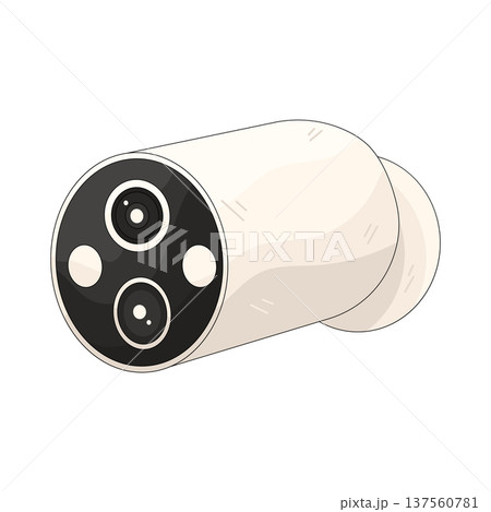 Illustration of CCTV Illustration of CCTV 137560781