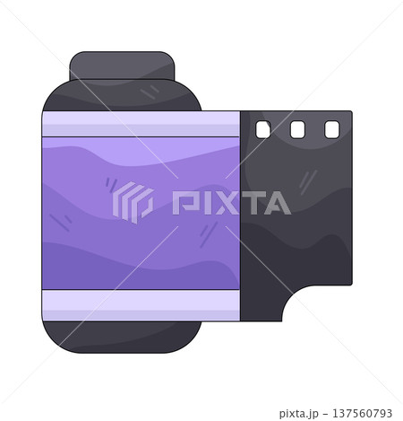 Illustration of film roll Illustration of film roll 137560793
