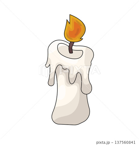 Illustration of candle Illustration of candle 137560841