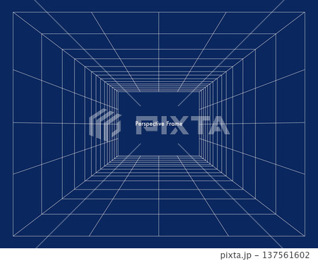 シンプルな正方形の正六角形の幾何学模様の背景 137561602