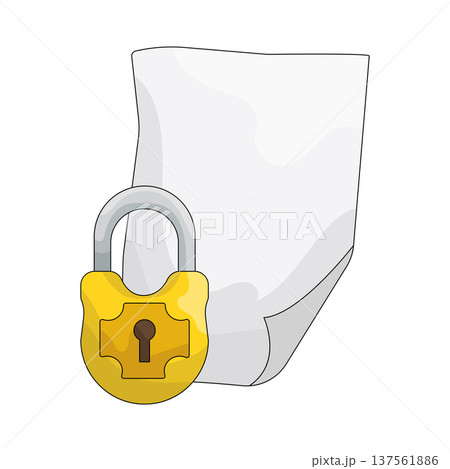 Illustration of locked document Illustration of locked document 137561886