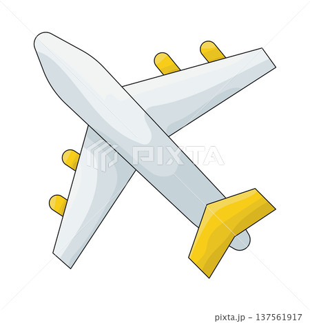 Illustration of airplane Illustration of airplane 137561917