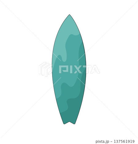 Illustration of surfboard Illustration of surfboard 137561919