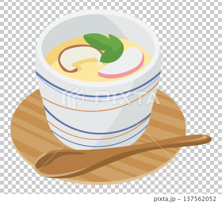 Simple chawanmushi image illustration Simple chawanmushi image illustration 137562052
