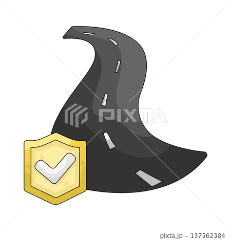 Illustration of Road insurance 137562384
