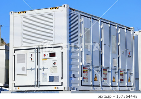 コンテナ型蓄電池設備の外観 137564448
