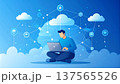 クラウドコンピューティングとデジタルネットワークを活用したリモートワークとクラウド技術 137565526