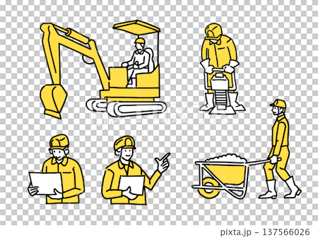 建築工地圖示集 建築工地圖示集 137566026