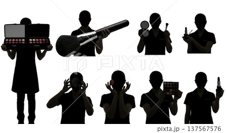 Black Solid Agents Waiting Lobby Silhouettes Set of Six Black Solid Agents Waiting Lobby Silhouettes Set of Six 137567576