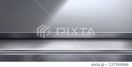 Stainless steel kitchen surface with metal texture Stainless steel kitchen surface with metal texture 137569066